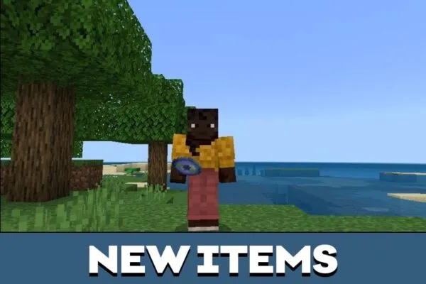 New Items from Request TP Mod for Minecraft PE