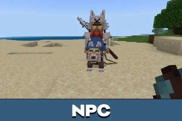 NPC from Fur Craft Mod for Minecraft PE