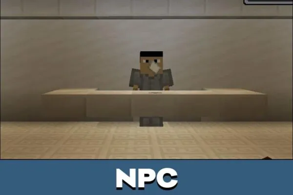 NPC from In the Hospital Map for Minecraft PE