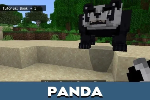 Panda from Fur Craft Mod for Minecraft PE