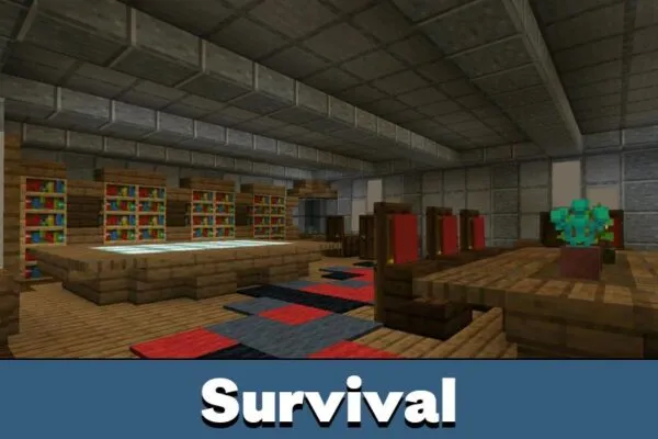 Survival from Bunker Map for Minecraft PE