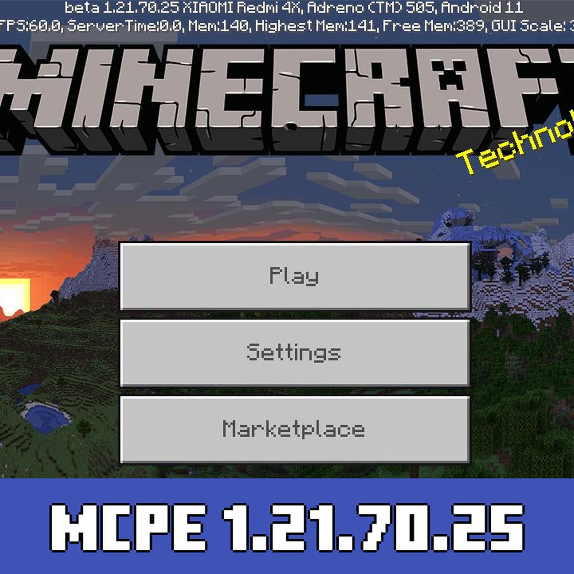 Download Minecraft PE 1 21 70 25 apk free