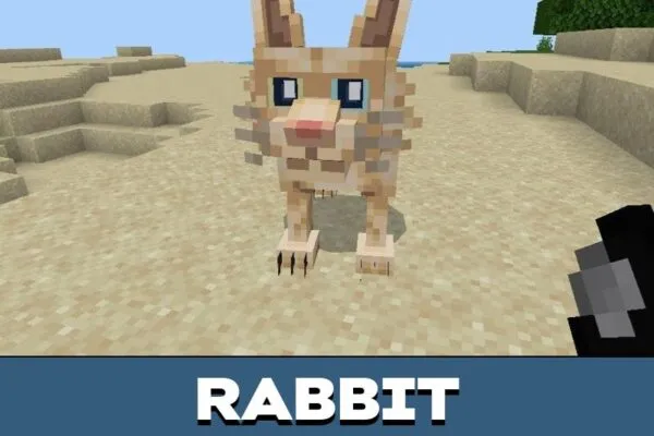 Rabbit from Fur Craft Mod for Minecraft PE