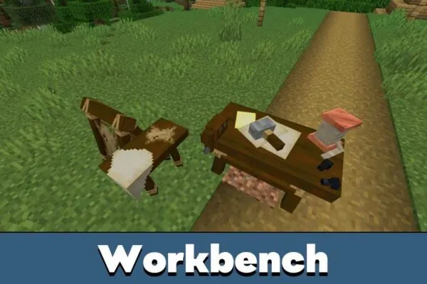 Workbench from Craft Recipes Mod for Minecraft PE