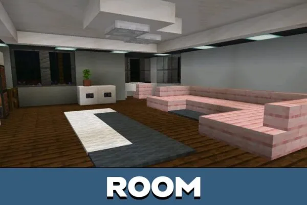 Room from In The Hospital Horror Map for Minecraft PE