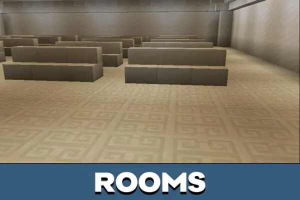 Rooms from In the Hospital Map for Minecraft PE