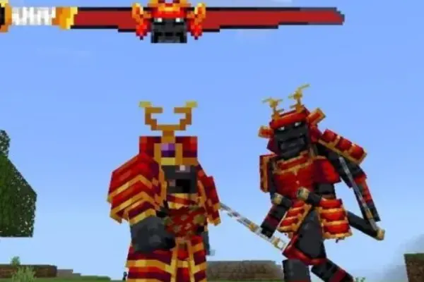 Boss from Samurai Mod for Minecraft Bedrock
