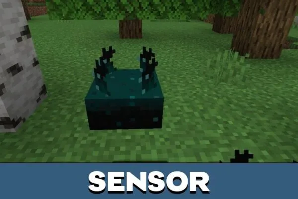 Sensor from Bedrock Sculk Vein Texture Pack for Minecraft PE