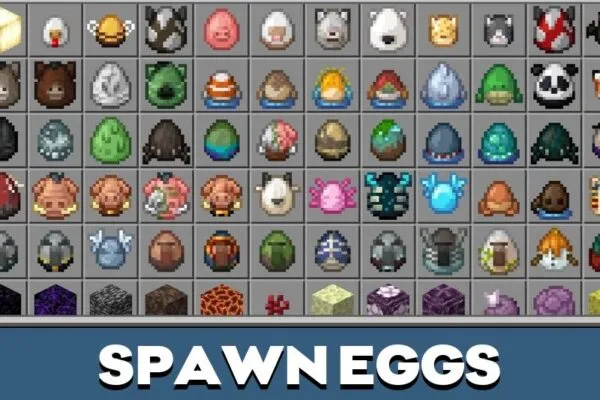 Spawn Eggs from Minecraft 1.21