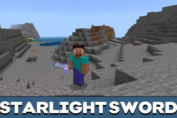 Starlight Sword from Dancing Blades Mod for Minecraft PE