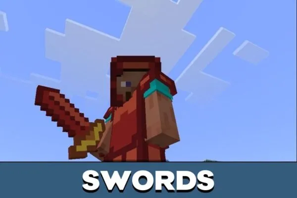 Swords from Modern Resources Texture Pack for Minecraft PE