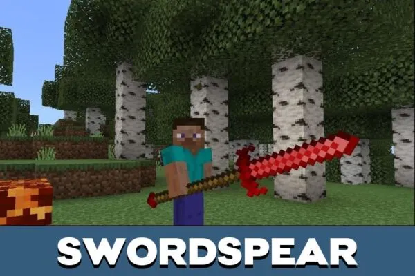 Swordspear from Carnage Mod for Minecraft PE