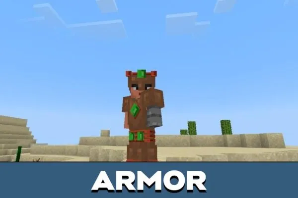 Armor from Emerald Craft Mod for Minecraft PE