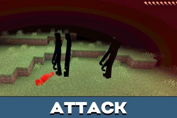 Attack from Dweller Blackman Mod for Minecraft PE