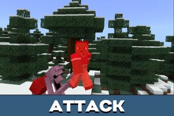 Attack from Peppa Dweller Mod for Minecraft PE