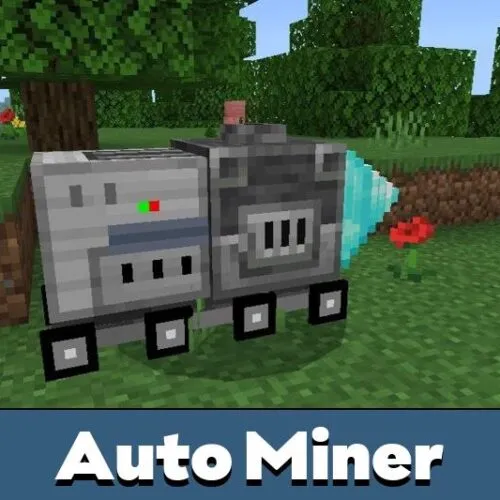 Auto Miner Mod for Minecraft PE