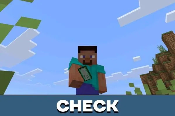 Check from Bank Mod for Minecraft PE