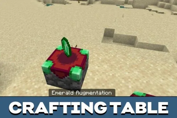 Crafting Table from Emerald Craft Mod for Minecraft PE