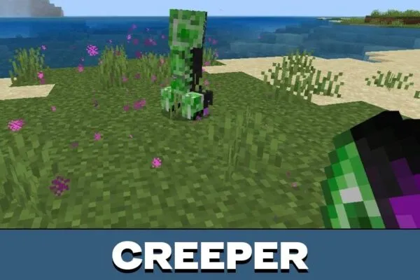 Creeper from Fusioned Mobs Mod for Minecraft PE