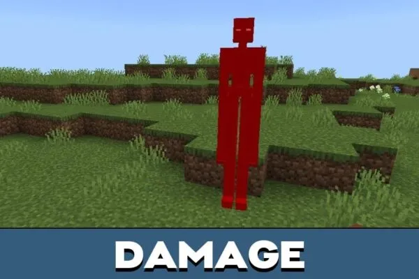 Damage from Dweller Blackman Mod for Minecraft PE