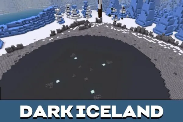 Dark Iceland from Gladiator World Map for Minecraft PE