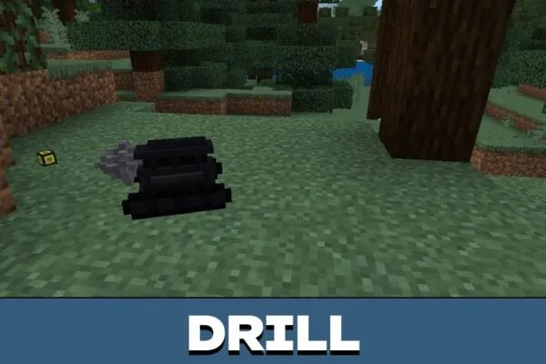 Drill from Auto Miner Mod for Minecraft PE