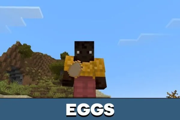 Eggs from Jurassic Craft Mod for Minecraft PE