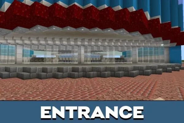 Entrance from Manila Map for Minecraft PE