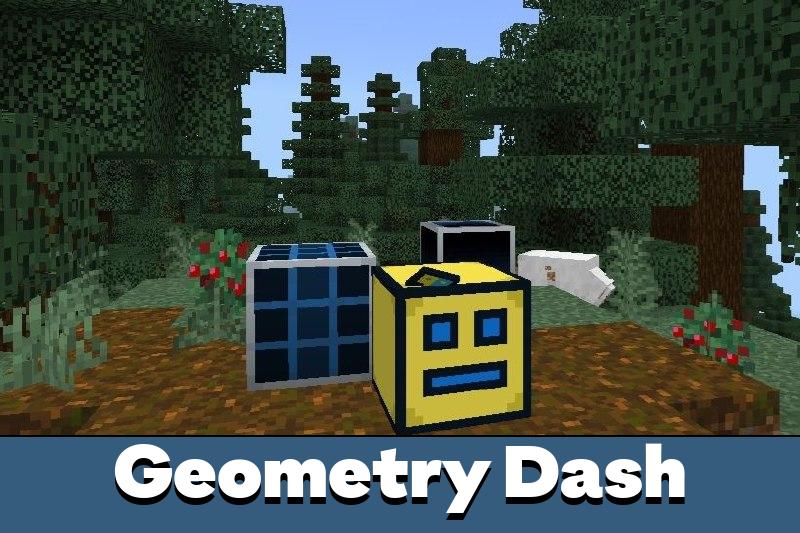 Download Geometry Dash Mod for Minecraft Bedrock Edition