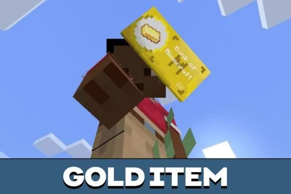 Gold Item from Bank Mod for Minecraft PE