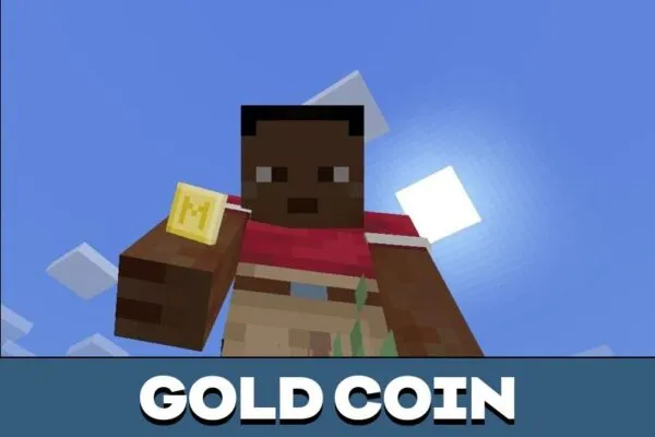 Gold Coin from Bank Mod for Minecraft PE