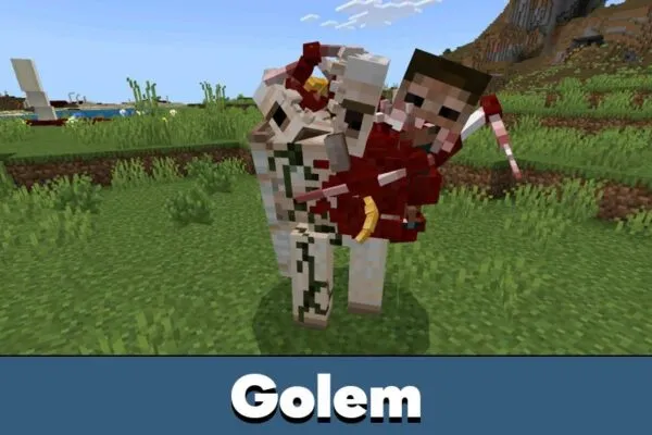 Golem from Experiment 8 Mod for Minecraft PE