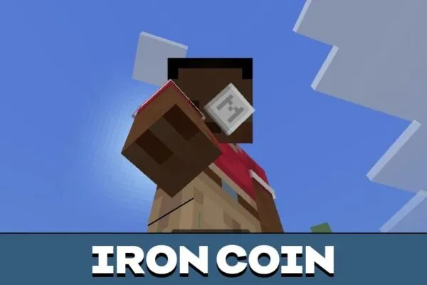 Iron Coin from Bank Mod for Minecraft PE