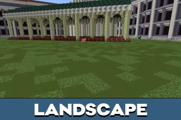 Landscape from Pamantasan Map for Minecraft PE