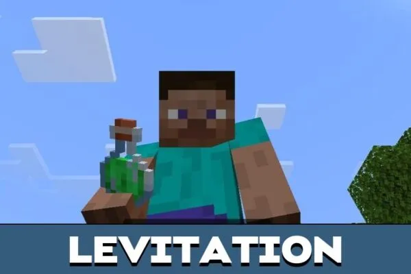 Levitation from Brews and Stews Mod for Minecraft PE