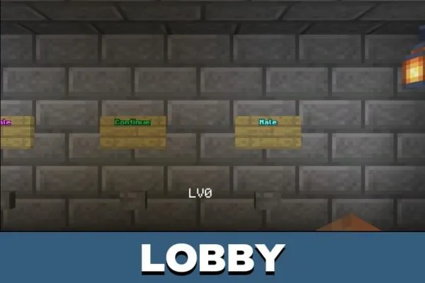 Lobby from Sword Art Online Map for Minecraft PE