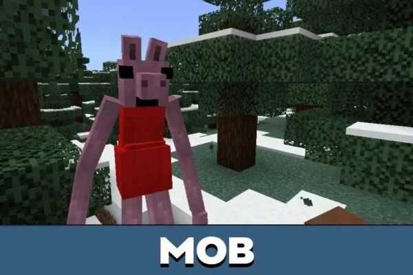 Mob from Peppa Dweller Mod for Minecraft PE