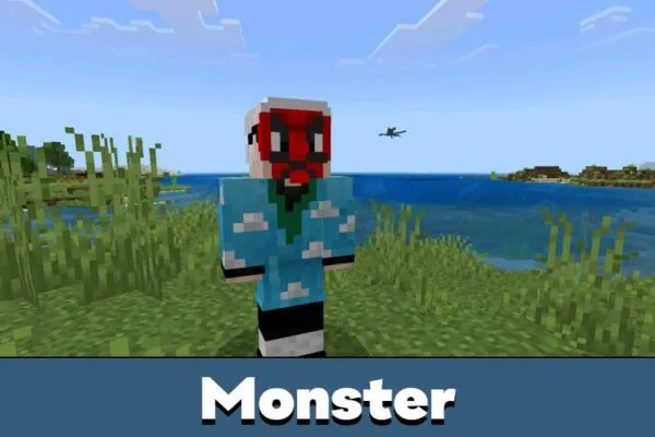 Monster from Demon Slayer Mod for Minecraft PE