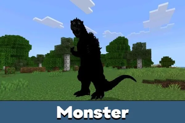 Monster from Godzilla Mod for Minecraft PE