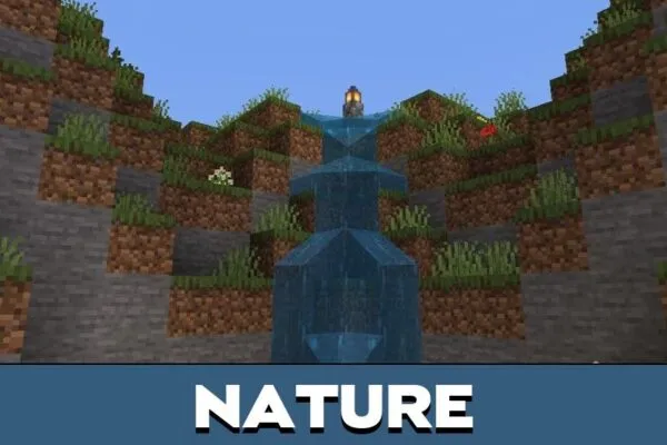 Nature from Dungeon Parkour Map for Minecraft PE