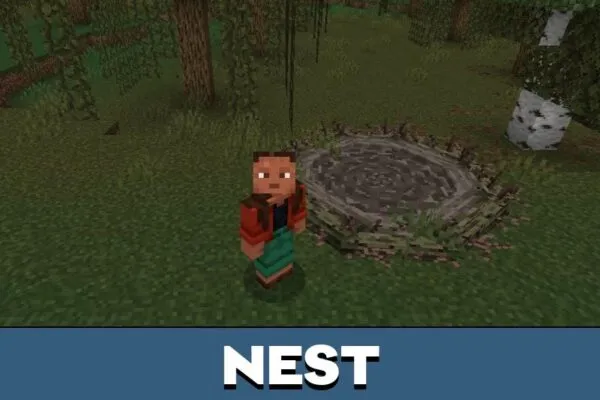 Nest from Dino Mod for Minecraft PE