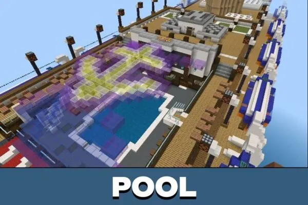 Pool from Jurassic Island Map for Minecraft PE