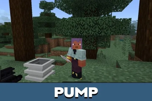 Pump from Auto Miner Mod for Minecraft PE