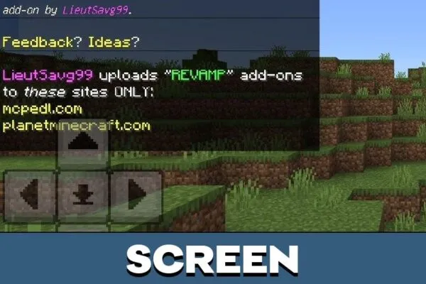 Screen from Brews and Stews Mod for Minecraft PE