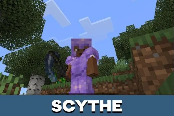 Scythe from Random Mod for Minecraft PE