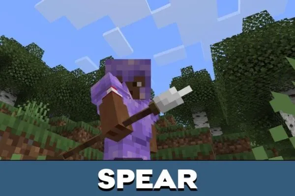 Spear from Random Mod for Minecraft PE