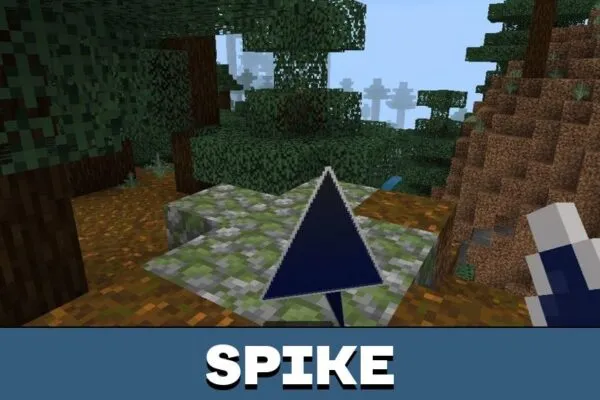 Spike from Geometry Dash Mod for Minecraft PE