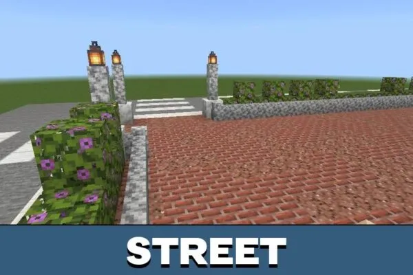 Street from Manila Map for Minecraft PE