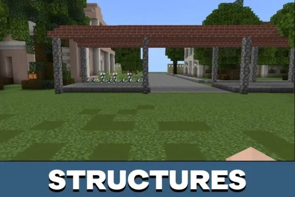 Structures from Pamantasan Map for Minecraft PE