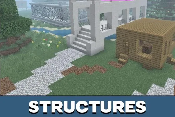 Structures from PUBG Map for Minecraft PE